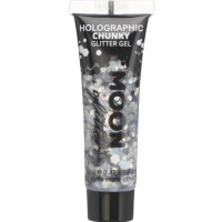 Gl s glitrami holografick strieborn 12 ml