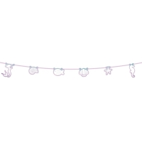 Girlanda papierov Elegant Mermaid 2 m