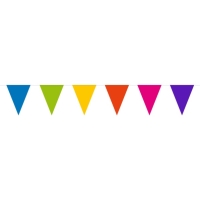 Girlanda vlajokov Xl multicolor 10 m