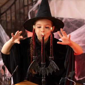 Svky Halloweensk ern s krv 2 ks