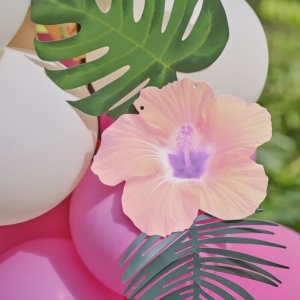 Sada balónků na balónkovou girlandu s listy a květy Tropical 7