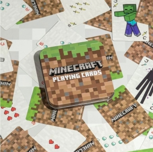 Hrac karty Minecraft