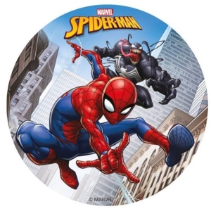 Jedl papr na dort Spiderman - bez cukru 15,5 cm
