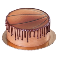 Jedl papr na dort Basketbalov m 20 cm