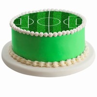 Jedlý papier na tortu Futbalové ihrisko bez cukru 16 cm