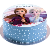 Jedlý papier na tortu Frozen II 20 cm