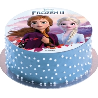Jedl papier na tortu Frozen II 20 cm