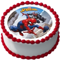 Jedl papr na dort Spiderman - bez cukru 15,5 cm