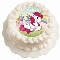 Jedlý papier na tortu Unicorn 20 cm