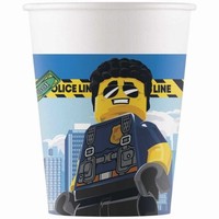 Kelímky Eko papierové - Lego city 200 ml, 8 ks