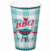 TGLIKY papierov BBQ Party tyrkysov 700ml 8ks