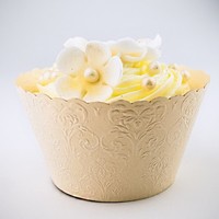 Košíček na cupcake zlatá perleť 12 ks