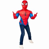 KOSTÝM Spiderman tričko s vypchávkami a maska