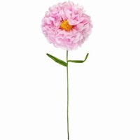 Kvet dekoračný papierový XXL ružový