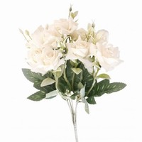 Kvetinový puget Ruže biele