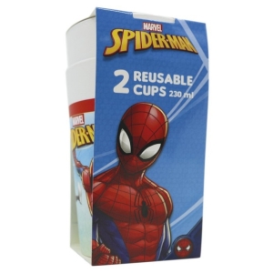 Kelmek plastov opakovan pouiteln Spiderman 230 ml 2 ks