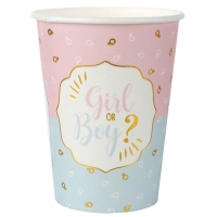 Tgliky papierov Girl or Boy 270 ml 10 ks