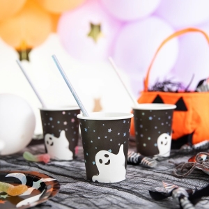 Kelmky paprov halloweensk duch 220ml 6 ks