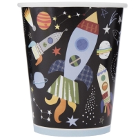 Tgliky papierov Vesmr a rakety 8 ks