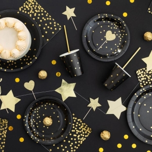 Kelmky paprov ern se zlatmi puntky 220 ml 6 ks