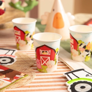 Kel�mky pap�rov� Farma 220 ml 6 ks