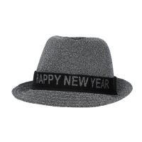 Klobk 'Happy New Year' strieborn