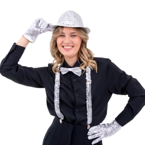 Klobouk st��brn� flitrovan�