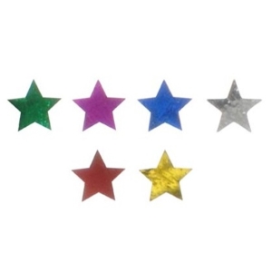 Konfety hvzdiky 20g mix barev