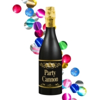 Konfety vystreľovacie farebné Fľaša šampanského 32 cm