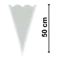 Kornt transparentn pevn z PP 26 x 50 cm