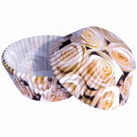 Košíčky na muffiny Biele ruže 50 ks