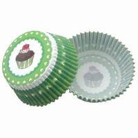 Košíčky na muffiny Cupcakes zelené 50 ks