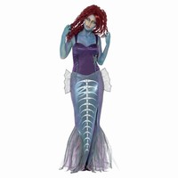 Kostým dámsky Zombie Mermaid