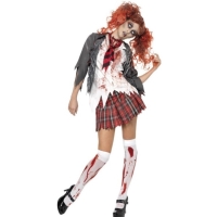 Kostým dámsky Zombie školáčka