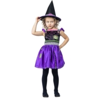 Kostým detský Čarodejnica fialová