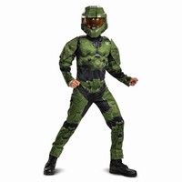 Kostm detsk Master Chief (Halo Infinite Muscle) ve. L, 10-12 rokov
