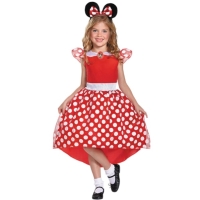 Kostm detsk Minnie Mouse ve .S (5-6 rokov)