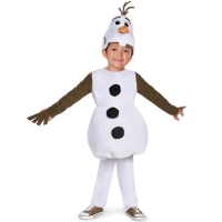 Kostm detsk Olaf Frozen Deluxe