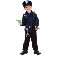Kostm detsk Policajt s doplnkami ve. 3 - 6 rokov
