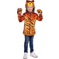 Kostým detský Tiger, bunda s chvostom veľ. M-L