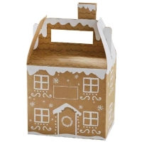 Krabičky darčekové Perníkový domček s menom 54 x 40,6 cm 4 ks