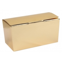 Krabičky darčekové na čokoládu zlaté 500g 1ks