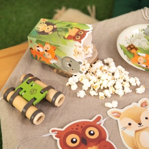 Krabiky na popcorn Lesn zvtka 6 ks