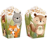 Krabiky na popcorn Lesn zvtka 6 ks