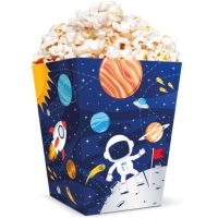 Krabiky na popcorn Vesmr 8,5x12,5 cm (6 ks)