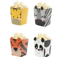 Krabiky na popcorn Zvtka ze ZOO 4 ks