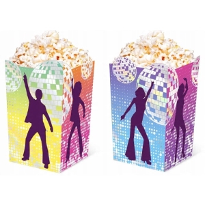 Krabiky na popcorn Retro Disco 6 ks