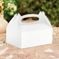 Krabi�ky na v�slu�ku b�l� 19 x 14 x 9 cm 10 ks