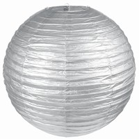 Lampin okrhly 50 cm strieborn