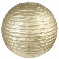 Lampión okrúhly 50 cm zlatý